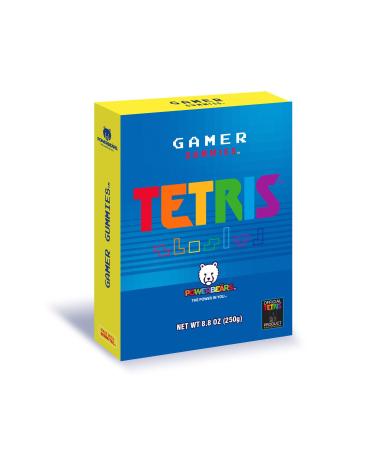 Powerbears gamer rubber gift box-gummy bears in tetris shapes-gummy bears with 20% fruit juice and vitamins 8 fruity flavors (250g) Tetris (8-fruit taste) 250 g (gift box) - Buy Online on GoSupps.com
