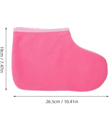 Beaupretty 1 Pair Paraffin Wax Foot Covers Wax Spa Booties Paraffin Foot Liners Paraffin Wax Covers Paraffin Bath Liners Rosy - Buy Online on GoSupps.com