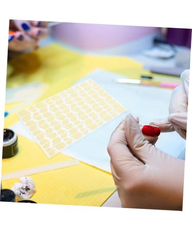 Mikinona 6 Sheets Manicure Tools Double-sided Tape Transparent Stickers Tape Double Sided Two Sided Tape Nail Art Tools Nail Stickers for Press Ons Nail Forms Double Sided Tape White - Buy Online on GoSupps.com