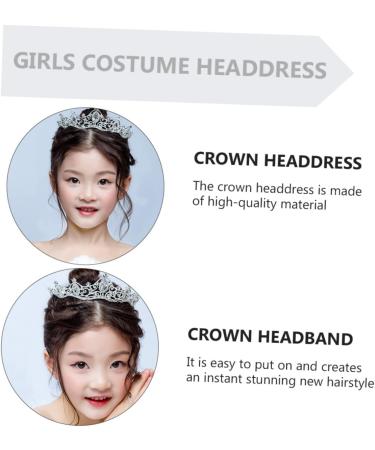 TOVINANNA 1pc Crown Hair Makeup Headbands Baroque Tiara for Women Diamond Hair Accessories Resealable Bags Princess Retro Princess Tiaras Bridal Clothing Zinc Alloy Little Girl Child - Buy Online on GoSupps.com