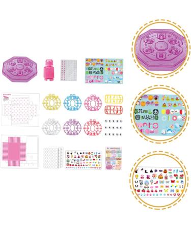 Beaupretty 5 Sets Children's Nail Art Toys Glitter Nail Polish Kids Fake Nail Kit Makeup Toys Nail Art Kit for Girl Nail Tip Fake Kit Nails Kit Make up Birthday Present Plastic Toddler - Buy Online on GoSupps.com