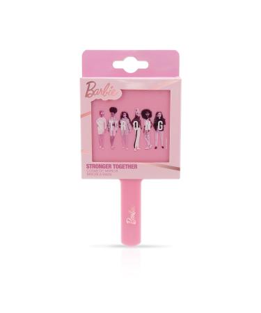 Barbie Hand Held Mirror - Cosmetic Mirror - Small Travel Mirror - Pink