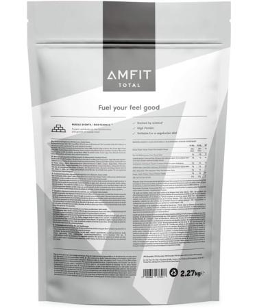 Amfit Nutrition Whey Protein Powder - Vanilla Flavour 2.27 kg (75 Servings) | Pack of 1 - Buy Online on GoSupps.com