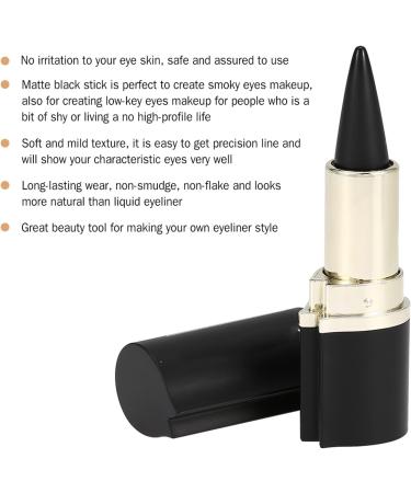Makeup Eyeliner Stick Pencil Long Lasting Makeup Eyeliner Stick Pencil for Smoky Eyes and Low Key Makeup Matte Black Gel Eye Liner Pen - Buy Online on GoSupps.com