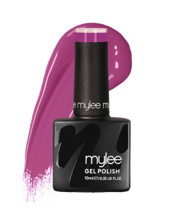 Mylee Gel Nail Polish 10ml A Girl with Attitude UV/LED Soak-Off Nail Art Manicure Pedicure for Professional Salon & Home Use Pink Range - Long Lasting & Easy to Apply MG0020 - A Girl With Attitude