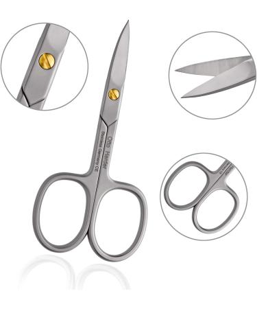 Otto Herder Nail Scissors - Rustproof 9cm Professional Foot & Fingernail Scissors with Micro Toothing & Adjustable Screw - Includes Case - Buy Online on GoSupps.com