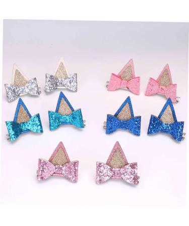 KONTONTY 6 Pairs Hair Bow Barrettes Kawaii Hair Clips Halloween Costume Supplies Sequin Bow Hair Pins Glitter Bowknot Hairpin Cat Ears Hair Clips Dog Ears Hair Pins Hair Barrettes Fabric - Buy Online on GoSupps.com