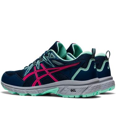 ASICS Women's Gel-Venture 8 Running Shoes - Mako Blue/Pink Glo - Size 9 - Buy Online on GoSupps.com