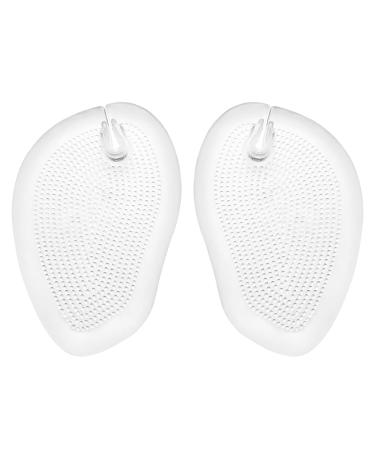 Artibetter 2 Pairs Metatarsal Foot Pad Metatarsal Insoles Metatarsal Support Bottom of Foot Metatarsal Cushion Pads Forefoot Cushions Metatarsal Pad Sleeve Silicone Gel Suction Card Thicken