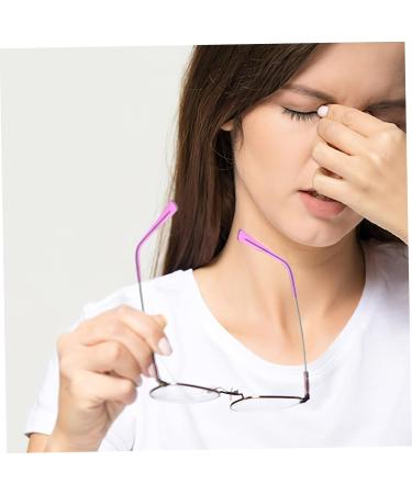 Goohochy Glasses Frames - Replacement Parts & Repair Set for Eyewear | Metal Violet Legs & Feet 13.5x0.6cm - Buy Online on GoSupps.com