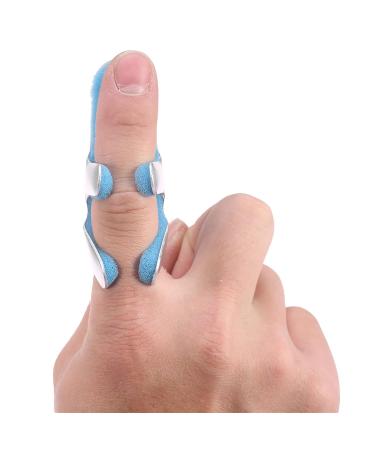 Ymiko Finger Splint - Adjustable Aluminium Malleable Brace for Finger Knuckle Immobilization & Injury Recovery | Frog Type Splint in 3 Sizes (S) - International Shipping Available - Buy Online on GoSupps.com