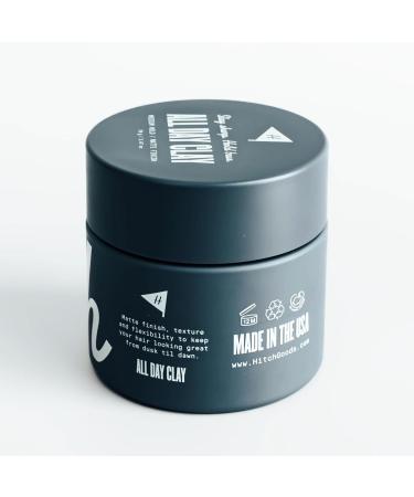 Hitch All Day Clay - Medium Hold Matte Finish Hair Clay Pomade for Men | International Shipping Available - Buy Online on GoSupps.com