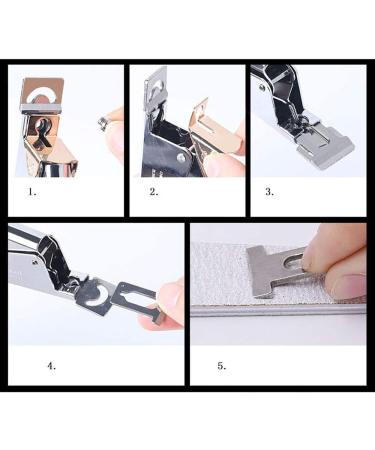 BEZOX Sharp Acrylic Nail Clippers - Professional False Nails Cutter for Manicure & Nail Art - Buy Online on GoSupps.com
