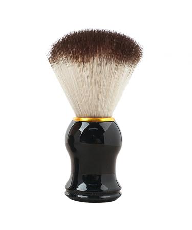 Fenteer shaving brush shaving brush smooth Father's Day gift small slightly rotting soap brush with soft bristles for the hairdressing salon gold edge
