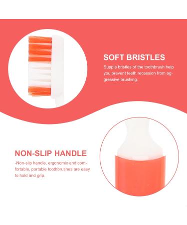 Iwowhero 4-Piece Travel Toothbrush Set | Portable Nylon Oral Care Accessories for International Travel - Buy Online on GoSupps.com