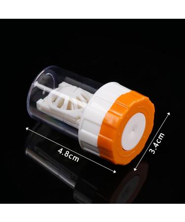 Nfegsiya Lavender Rotatable Contact Lens Container - Portable Eye Care Kit for Travel | 1PC Color Glasses Lens Box - Buy Online on GoSupps.com