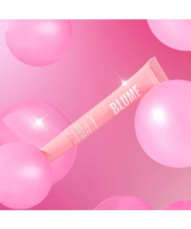 Blume Tri-Peptide Bubblegum Pink Tinted Lip Balm - Superbalm Lip Moisturizer with Shea Butter and Squalane to Deeply Hydrate & Heal Dry Cracked Lips - Cruelty Free & Vegan Lip Plumper (0.4 Fl Oz) - Buy Online on GoSupps.com