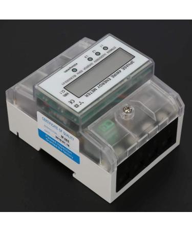 Electric Power Meter 220/380V 5-80A Energy Consumption Digital Electric Power Meter 3 Phase 4P KWh Meter with LCD Liquid Crystal Display Ener - Buy Online on GoSupps.com