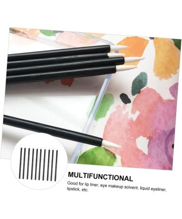 VINTORKY 100pcs Disposable Eyeliner Fiber Eyeliner Head Make up for Face Artificial Fiber Black - Buy Online on GoSupps.com