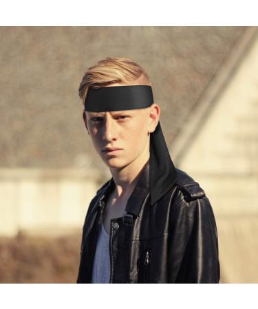 Head Ties Tennis Headbands & Sweatbands for All Ages - Black Head Wraps for Women Men Boys & Girls - Buy Online on GoSupps.com