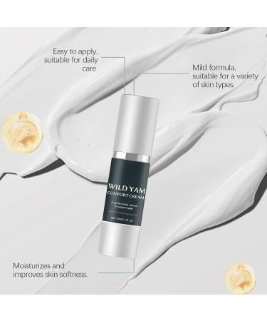 Wild Yam Comfort Cream Wild Yam Cream Wild Yam Comfort Cream Pump Organic Concentra Wild Yam Cream for Hormone Balance Wild Yam Skin Cream Pump for Women and Men (1PCS) - Buy Online on GoSupps.com