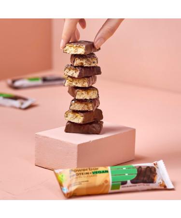 Powerbar Protein Plus Low Sugar Vegan Salty Almond Caramel - 12x42g High Protein Bar | Vegan Snack for Fitness - Buy Online on GoSupps.com