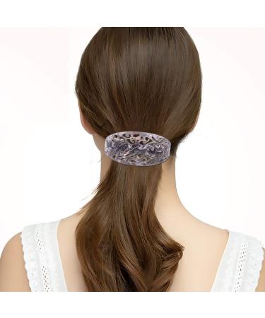 Strong Long Hair Clips Set for Thick Hair - Gray Marble Filigree | Stylish Accessories for Women - Shop Now! - Buy Online on GoSupps.com