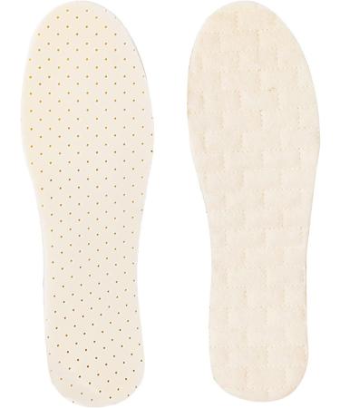 100% Wool Winter Insole | Super Soft Deodorant Latex | Warm & Plush | High Elasticity | Shock Absorption | Men & Women | Cut-to-Fit (24.5cm) - Buy Online on GoSupps.com