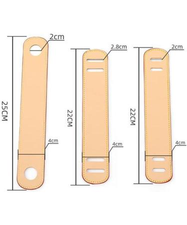 Qialexicon Leather Shoulder Strap Pad Detachable Replacement for Tote Handbag Laptop Case Khaki - Buy Online on GoSupps.com