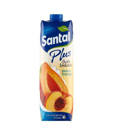 Santal Santal - More Analcolic Drink Peach and Mango - 12 pieces of 1 L 12 L