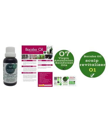 Nativilis 07 Virgin Amazonian Rainforest Oils | Anti-Aging Facial Oils with Acai Bacaba Bacuri & More - Perfect Skincare Solution - Buy Online on GoSupps.com