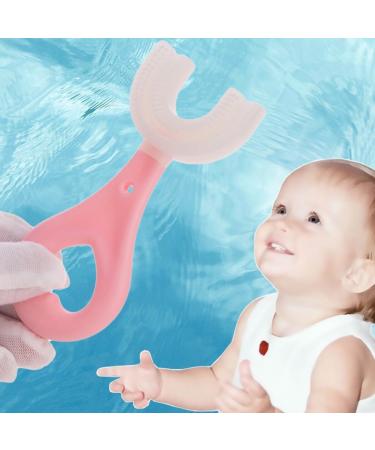 Buy Washable U-Shape Kids Toothbrush - Ergonomic Silicone Head Safe Whole Mouth Massaging for Children | International Shipping - Buy Online on GoSupps.com