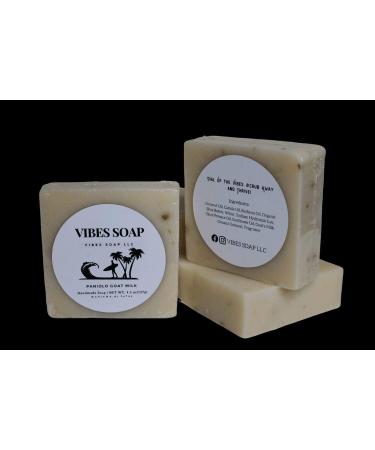 Vibes 100% Organic Handmade Soaps for Men & Women Care Natural Essential Oil Bar Soap Exfoliating To Clean And Hydrate Mens and womens Skin Bar Soap For womens and Men's Hair Face (Lavender lemon)