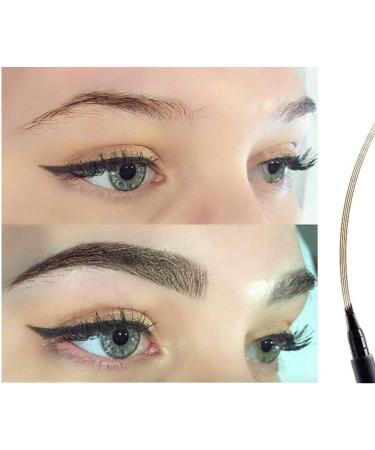 Eyebrow Pen with 4 Tip Applicators Create Natural Looking Brows Professional (Grey) - Buy Online on GoSupps.com