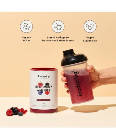 Foodspring Recovery Aminos 400g - Wild Berry | Clean Post-Workout Recovery Without Artificial Flavors - Shop Now! - Buy Online on GoSupps.com