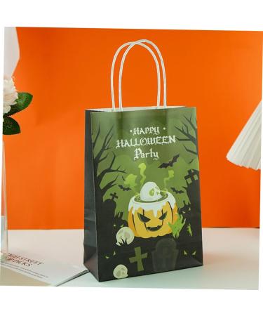PRETYZOOM 12pcs Halloween Paper Bag Candy Bags Trick or Treat Bag Pouch Packing Paper Bag Decorate Delicate - Buy Online on GoSupps.com