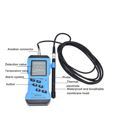 Portable Dissolved Oxygen Measurement Device - 0.1 mg/L Resolution Water Quality Monitor for Laboratories Aquariums & Aquaculture - Buy Online on GoSupps.com