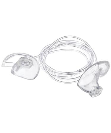 Doc's ProPlugs - Preformed Protective Vented Earplugs (pair) Clear With Leash