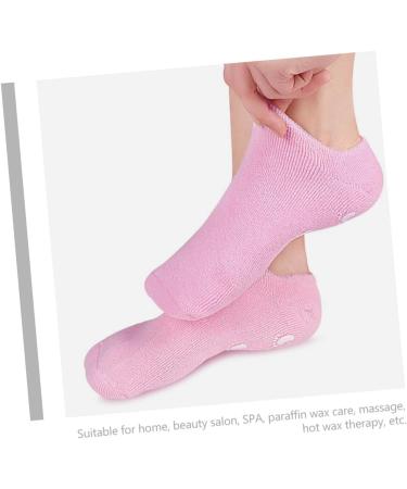 POPETPOP Heel Protector Heel Cushions 3 Pairs Foot Moisturizing Socks Non-slip Skin Gel Spa Sock - Buy Online on GoSupps.com