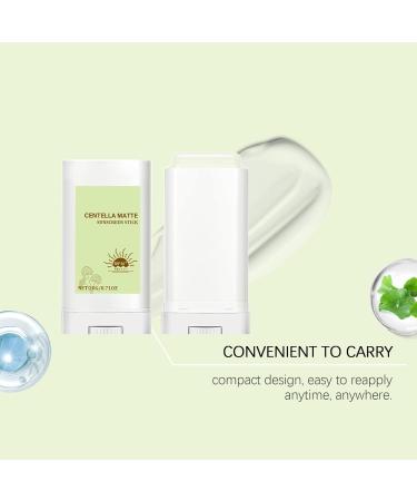 2PCS Sunscreen Stick SPF PA50++++ Centella Sunscreen Korean Sunscreen Stick for Face & Body Hydrating Soothing for Dry Skin Anti-Wrinkle Makeup Base Nourishing Skin No White Cast Greasy - Buy Online on GoSupps.com