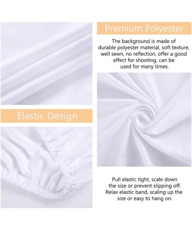 White Round Backdrop Cover 7.2x7.2ft White Circle Birthday Photo Photography Background for Party Baby Shower Wedding Decorations 7.2x7.2ft-Diameter White - Buy Online on GoSupps.com