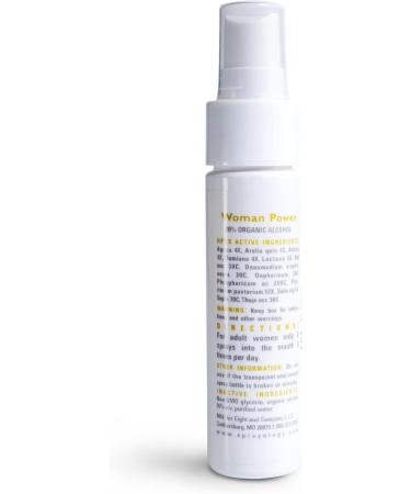 Woman Power Oral Spray - Energizing Natural Vitality Support for Women | Gluten-Free & Lactose-Free | 30 Day Supply - Buy Online on GoSupps.com