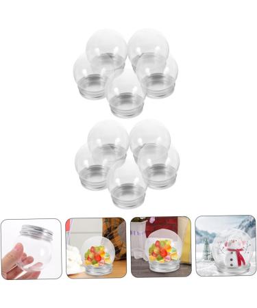 Alipis 10pcs Candy Bottle Snowglobe Diy Snow Globe Wedding Favor Dome Diy Supplies Christmas Box - Buy Online on GoSupps.com
