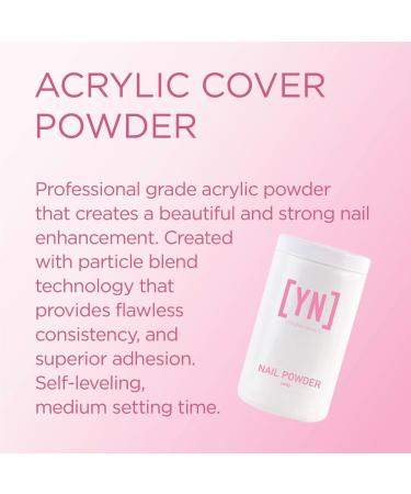 Young Nails Acrylic Cover Powder - Self-Leveling Clear Nude Pink White Nail Extension Powder 45g - Professional Grade with Superior Adhesion - Buy Online on GoSupps.com