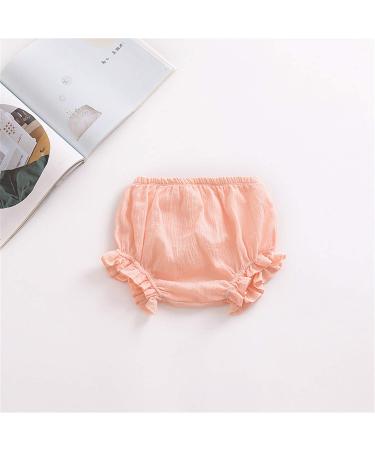 HASAKI Baby Diaper Cover - 2Pcs Toddler Newborn Baby Girls Boys Kids Linen Bloomer Underwear Shorts Set 3-9 Months Yellow+pink - Buy Online on GoSupps.com