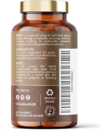 Organic Black Garlic Extract Capsules - 120 x 320mg - Clinically Proven ABG10+ Brand - Patented Formula with SAC - Vegan - UK Made - Buy Online on GoSupps.com