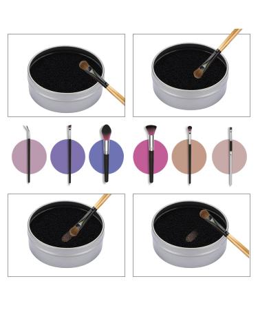 Homo Trends Make-Up Brush Cleaner Set | Quick Drying Cleaning Box & 4 Sponges for Professional Makeup Care - Buy Online on GoSupps.com