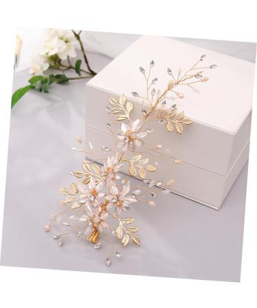Beaupretty 1pc Flower Hair Accessories for Bridals Flower Hair Clips Crystal Hair Clips Rhinestone Side Hair Clips Wedding Women Barrettes Wedding Barrettes Hair Pin Bride Fashion - Buy Online on GoSupps.com