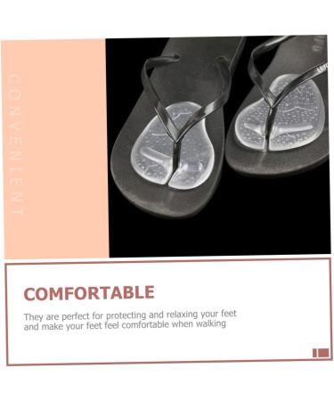 GLEAVI 15 Pairs Transparent Forefoot Slipper Pads | Clear Heel Cushions & Protection Insoles for Soft Comfort | Gel Damping Fillers for Sandals & Slippers - Buy Online on GoSupps.com