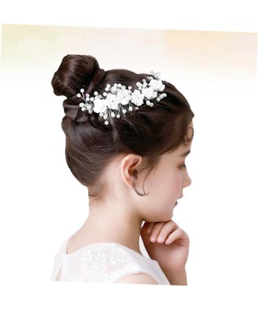 DOITOOL Bridal Side Combs Pearl Hair Comb Pearl Hair Clips Pearl Hair Pin Wedding Comb Barrette Bride Hair Clip Flower Girl Hair Clip Tiara Hair Comb for Bride Dress Accessories - Buy Online on GoSupps.com